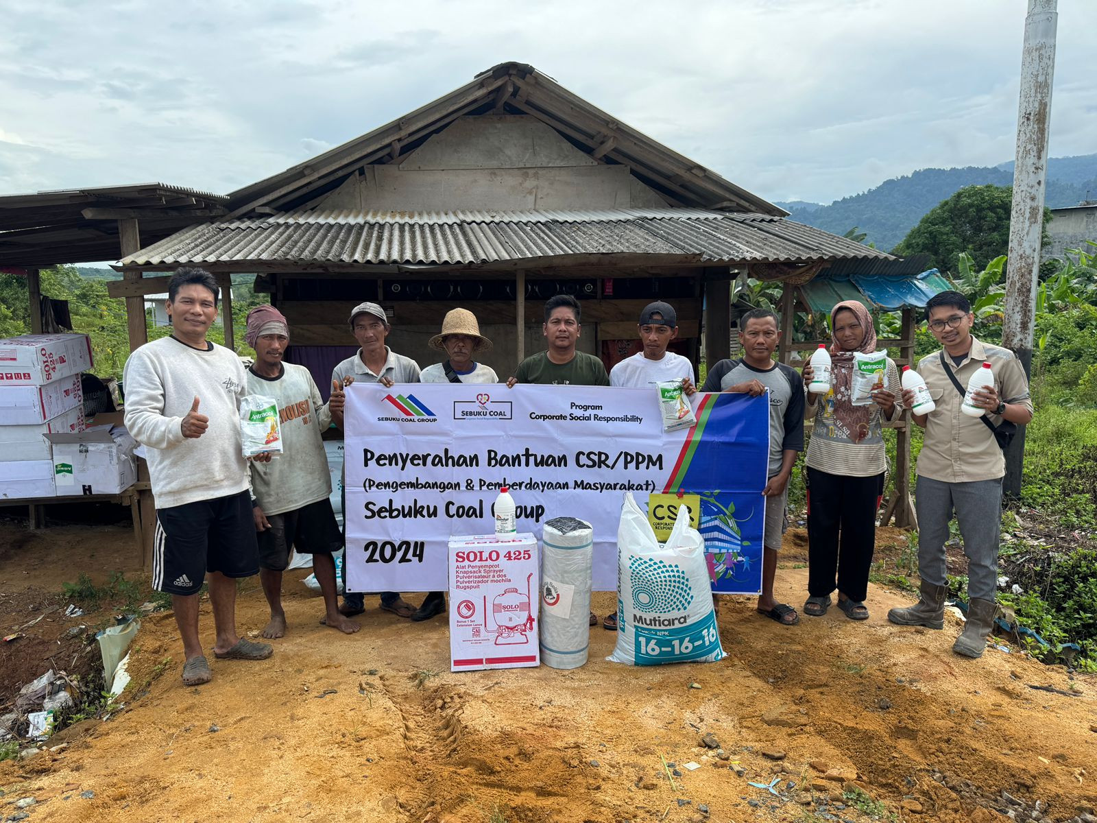 CSR PT STC Dukung Pertanian Kelompok Sumber Berkah, Desa Megasari