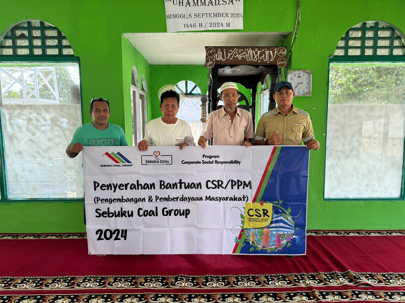 Fasilitas Ibadah Untuk Masjid di Desa Binaan Sebuku Coal Group