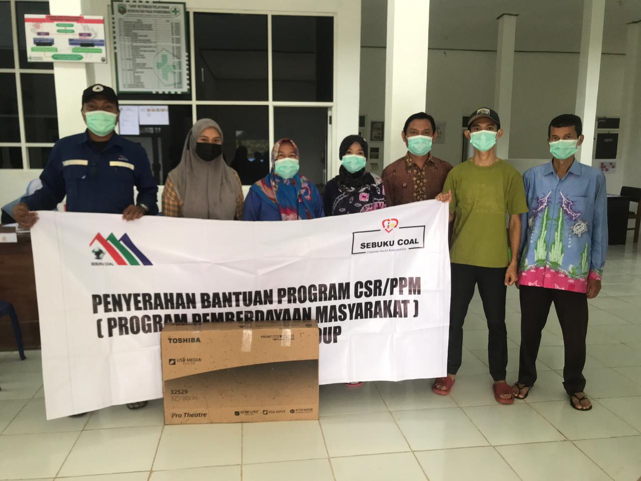 Demi Tunjang Pelayanan, PT. STC Serahkan Bantuan Untuk Puskesmas Mekarpura