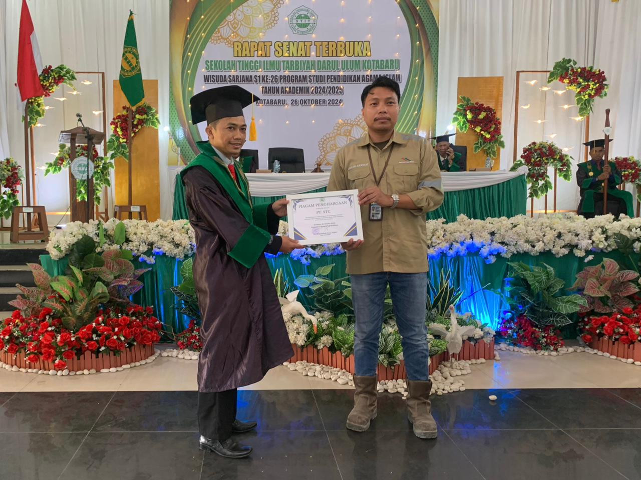 PT STC Raih Penghargaan di Proses Wisuda Ke-26 STIT DU Kotabaru