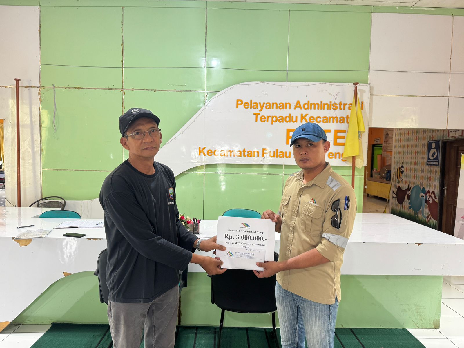 Sebuku Coal Group Dukung Kafilah MTQ Kecamatan Pulau Laut Tengah