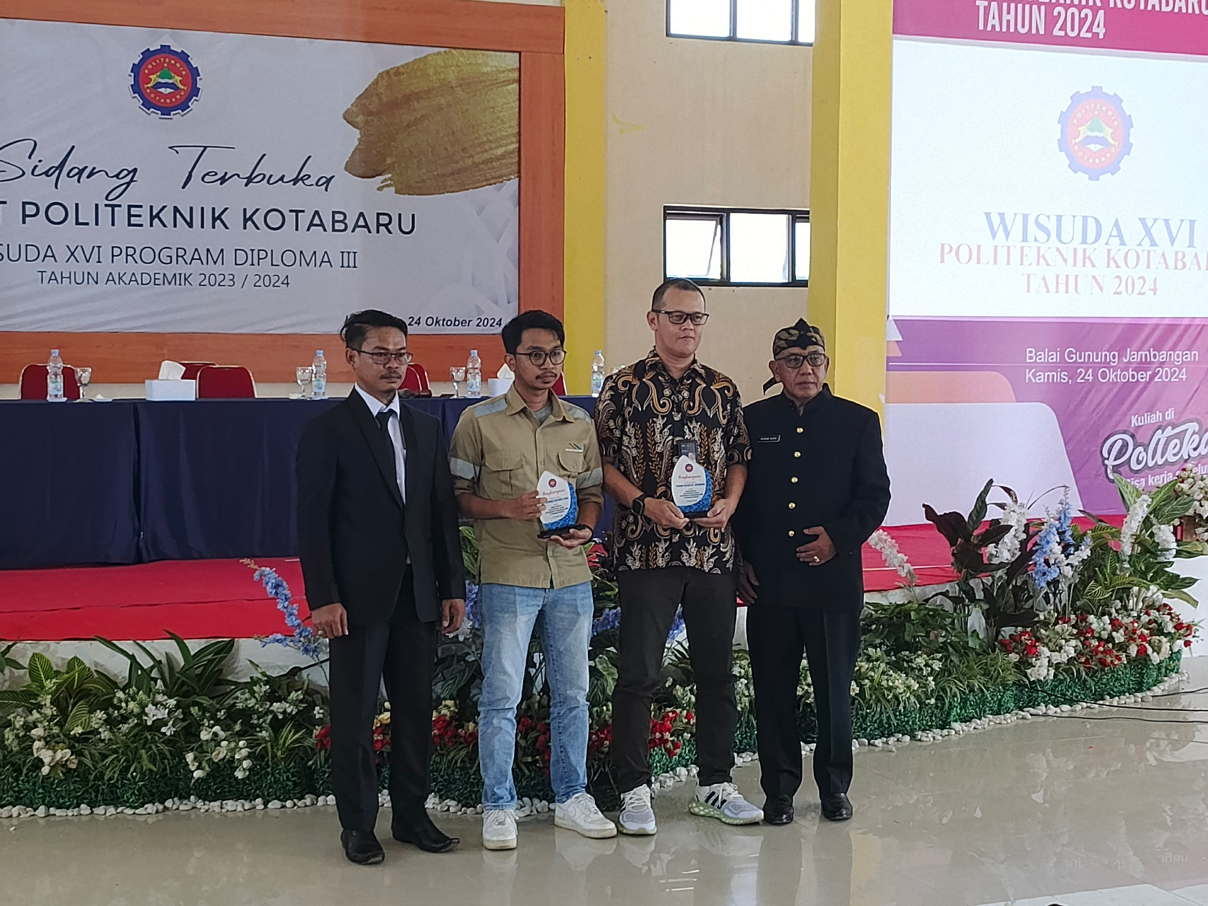 PT SBC Raih Penghargaan Di Prosesi Wisuda XVI Politeknik Kotabaru